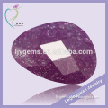 Wholesale Purple Trillion Shape Ice CZ Gemstone Bead Jewelry